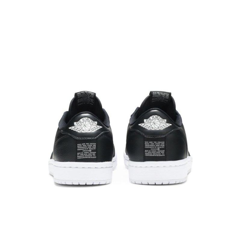 Air Jordan 1 Low Slip Svart Hvit Damesko