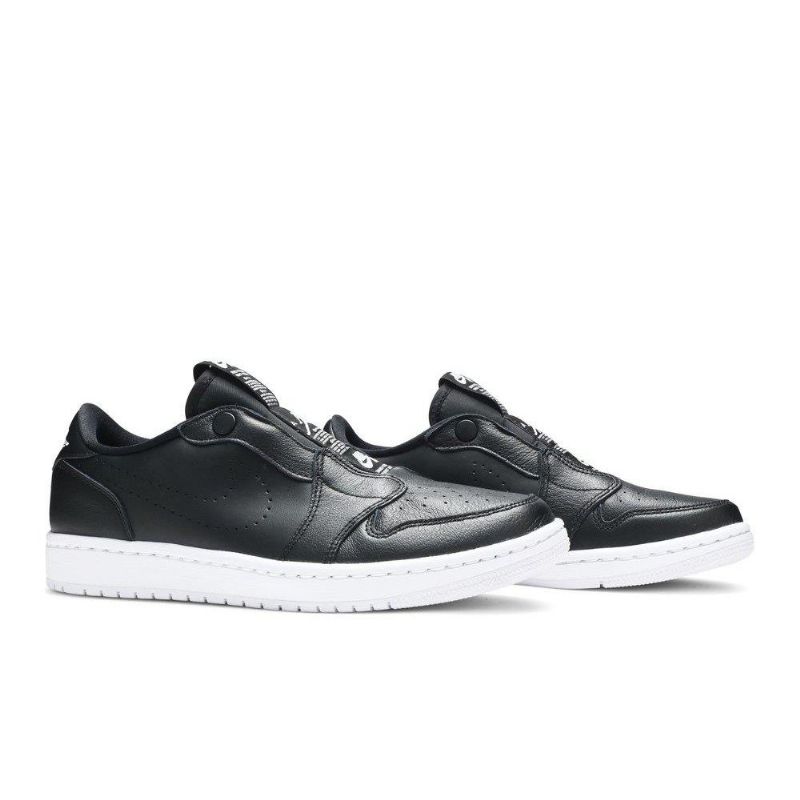 Air Jordan 1 Low Slip Svart Hvit Damesko
