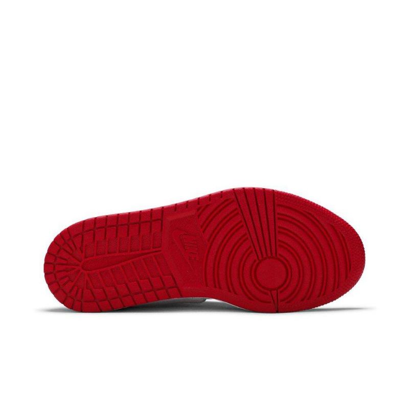 Air Jordan 1 Low Slip Svart Hvit Rød Damesko