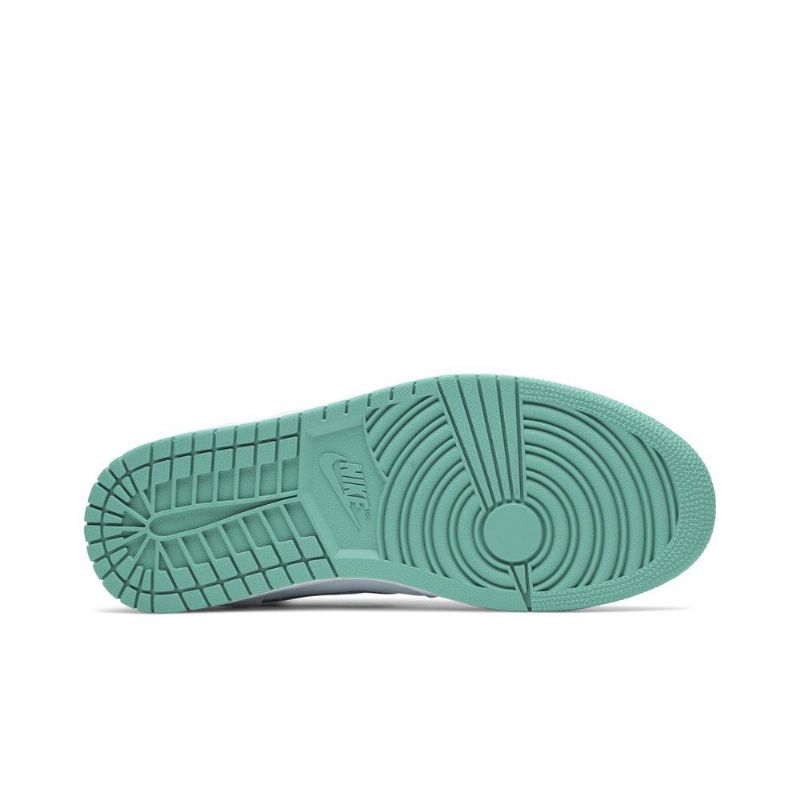 Air Jordan 1 Luka Doncic Mid Se Hvit Blå Grønn Herresko