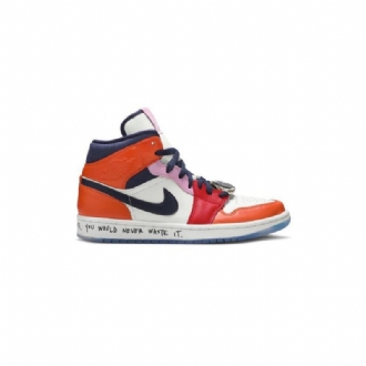 Air Jordan 1 Melody Ehsani Mid Hvit Flerfarget Damesko