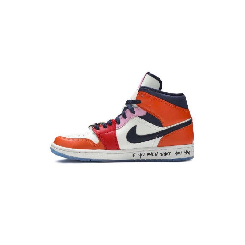 Air Jordan 1 Melody Ehsani Mid Hvit Flerfarget Damesko