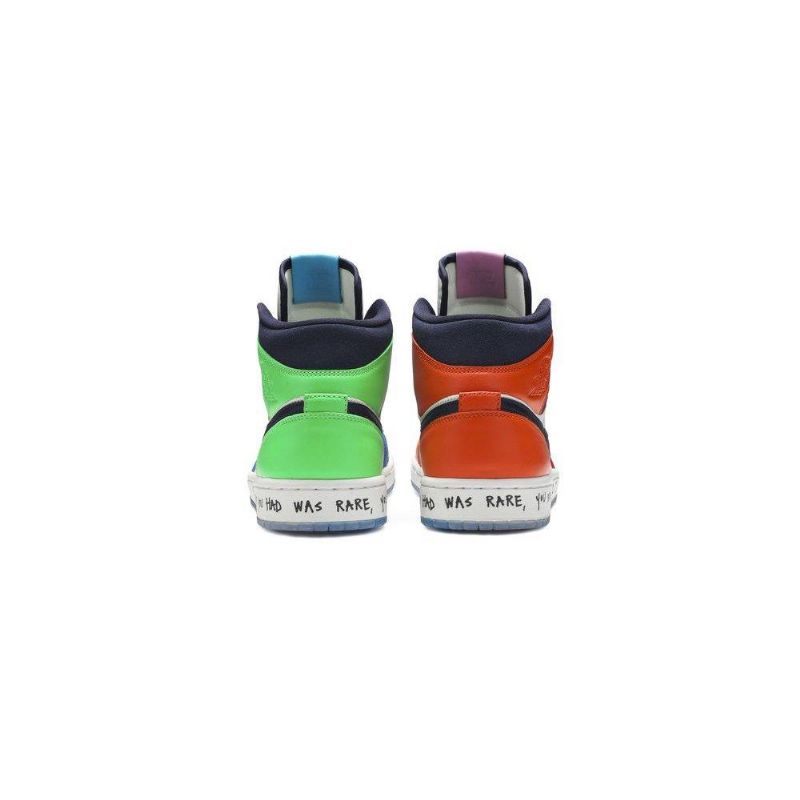 Air Jordan 1 Melody Ehsani Mid Hvit Flerfarget Damesko
