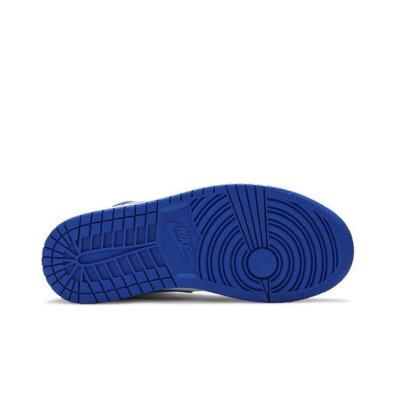 Air Jordan 1 Mid Hvit Blå Damesko