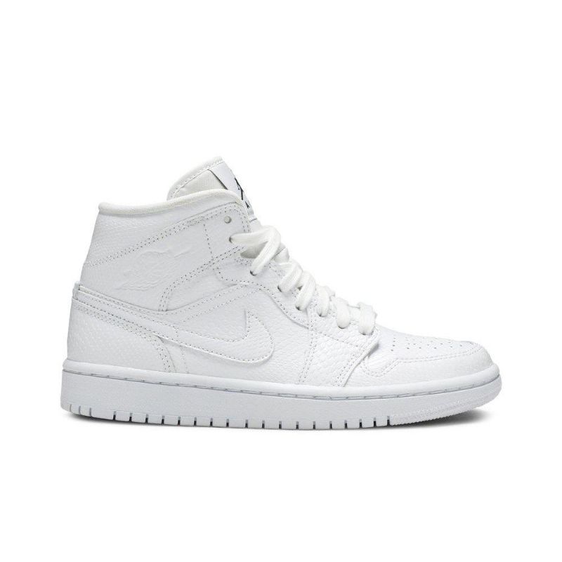 Air Jordan 1 Mid Hvit Damesko