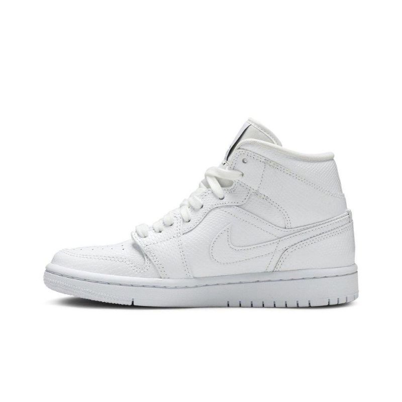 Air Jordan 1 Mid Hvit Damesko