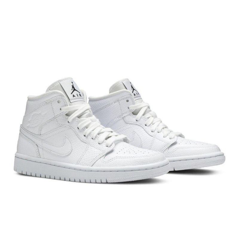 Air Jordan 1 Mid Hvit Damesko
