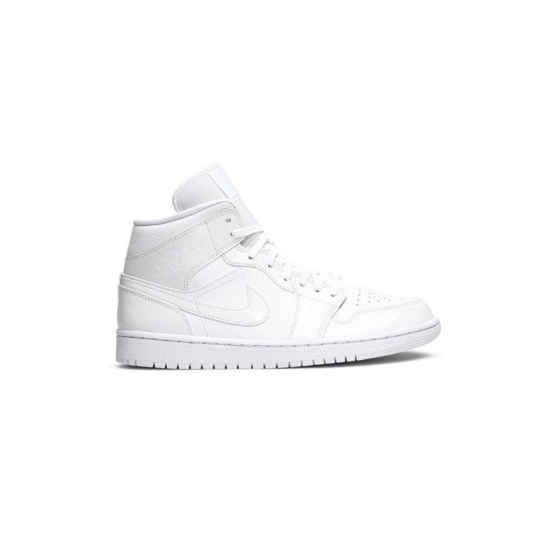 Air Jordan 1 Mid Hvit Damesko
