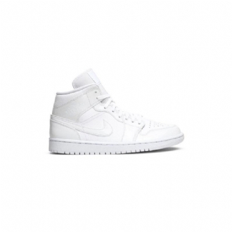 Air Jordan 1 Mid Hvit Damesko