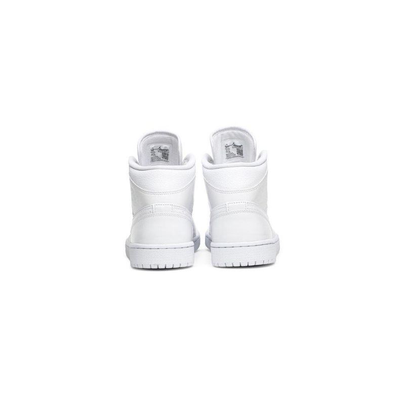 Air Jordan 1 Mid Hvit Damesko