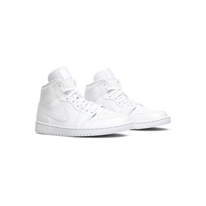 Air Jordan 1 Mid Hvit Damesko