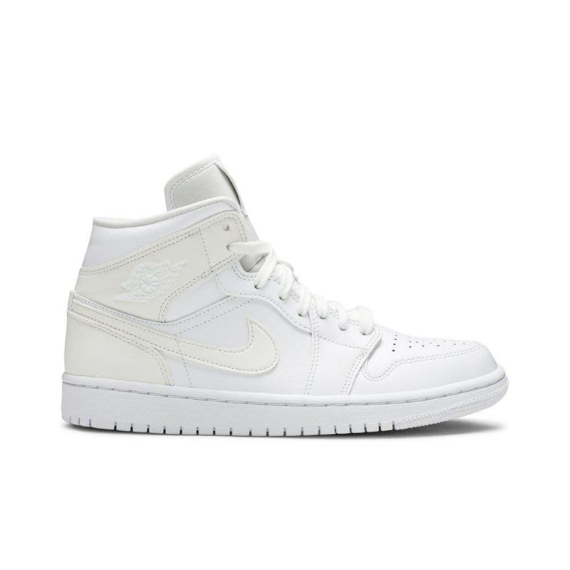 Air Jordan 1 Mid Hvit Damesko