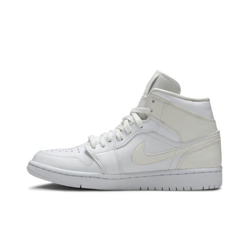 Air Jordan 1 Mid Hvit Damesko