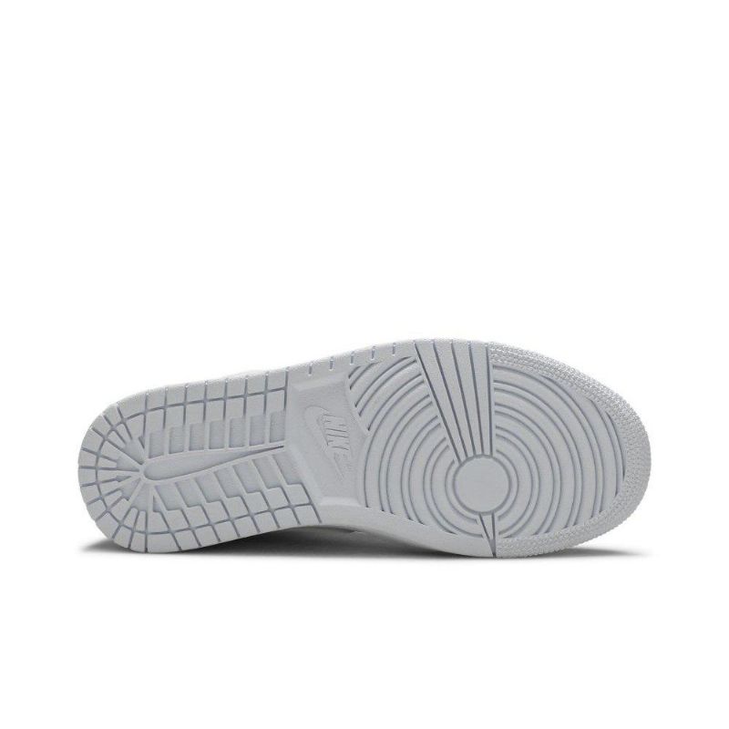 Air Jordan 1 Mid Hvit Damesko