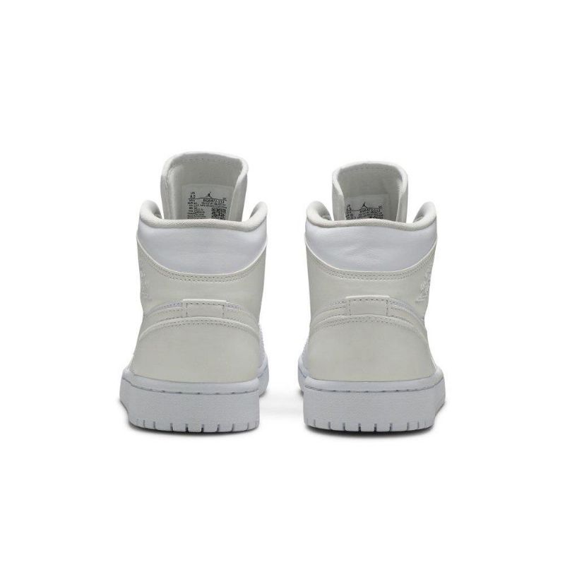 Air Jordan 1 Mid Hvit Damesko
