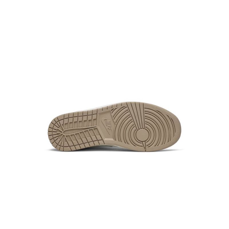 Air Jordan 1 Mid Hvit Grå Herresko