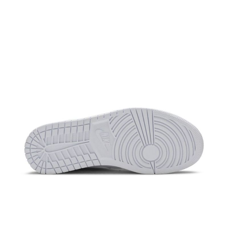 Air Jordan 1 Mid Hvit Herresko
