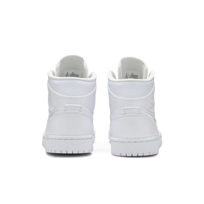 Air Jordan 1 Mid Hvit Herresko