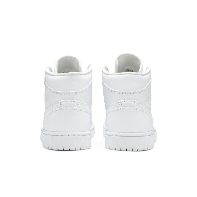 Air Jordan 1 Mid Hvit Herresko