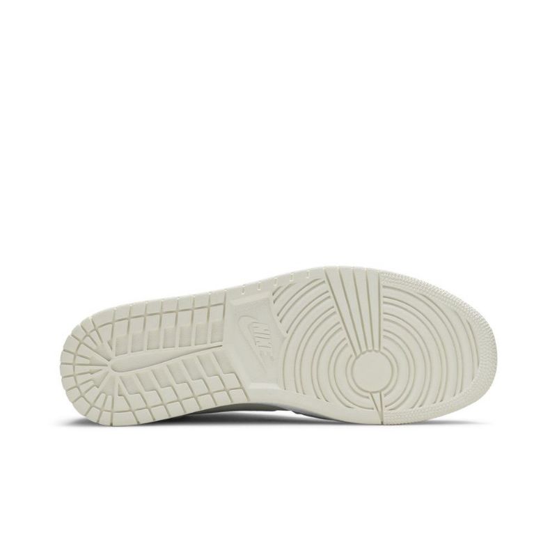Air Jordan 1 Mid Se Blå Hvit Herresko