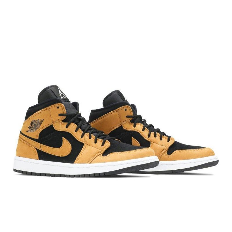 Air Jordan 1 Mid Se Brun Svart Damesko