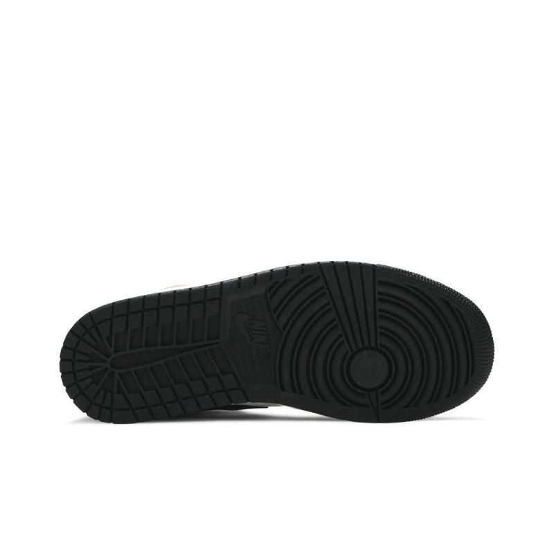 Air Jordan 1 Mid Se Gull Svart Hvit Herresko