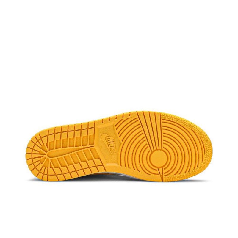 Air Jordan 1 Mid Se Hvit Oransje Svart Damesko