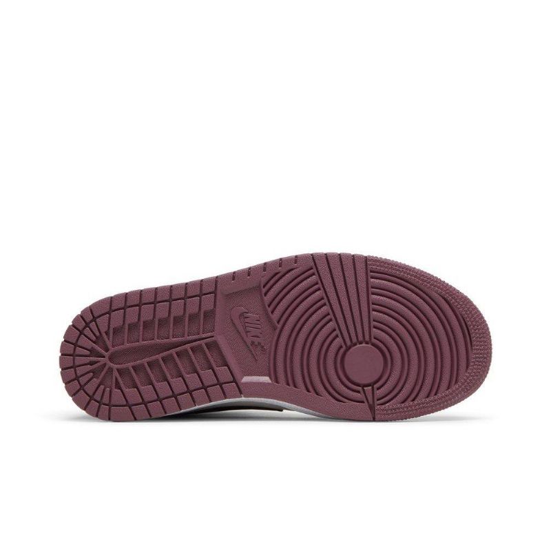 Air Jordan 1 Mid Se Hvit Rosa Svart Damesko