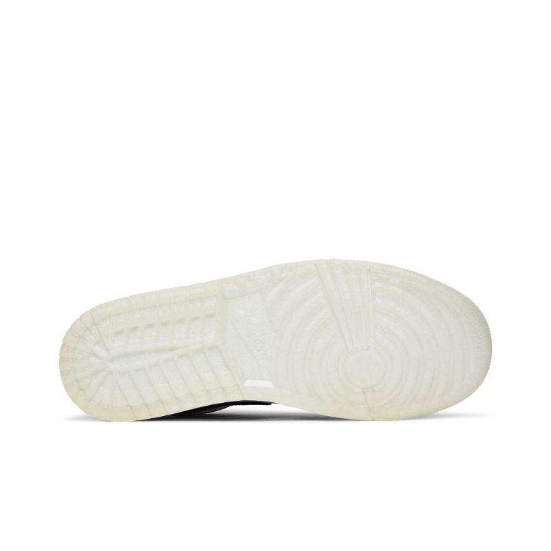 Air Jordan 1 Mid Se Hvit Svart Herresko