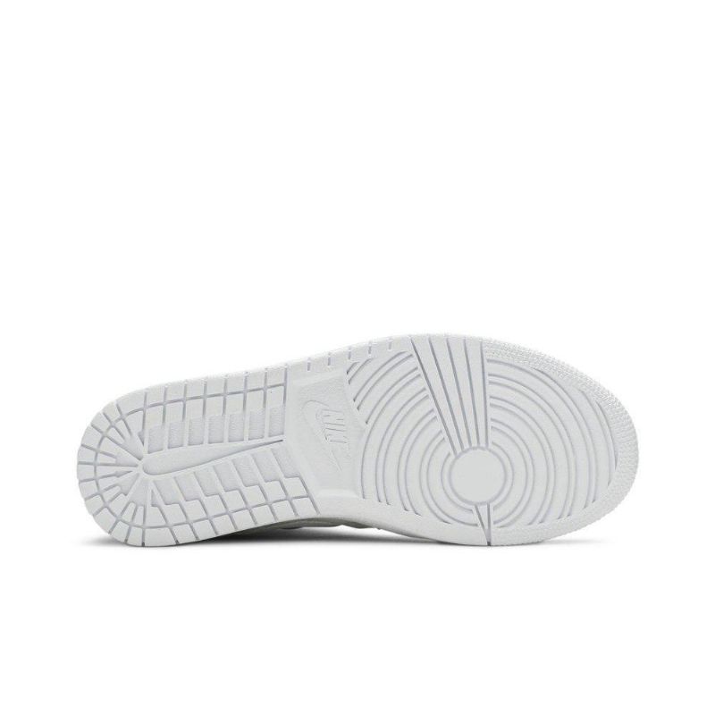 Air Jordan 1 Mid Se Hvite Damesko