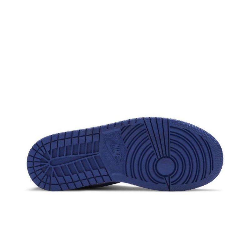 Air Jordan 1 Mid Se Lilla Blå Hvit Damesko