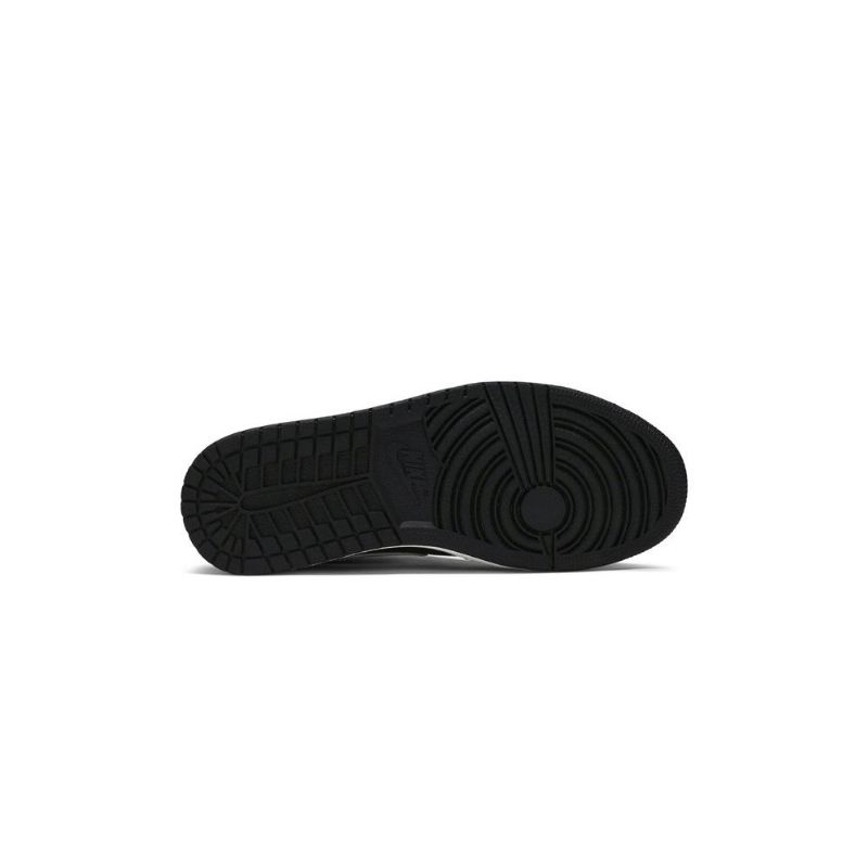 Air Jordan 1 Mid Se Svart Gul Oransje Hvit Herresko
