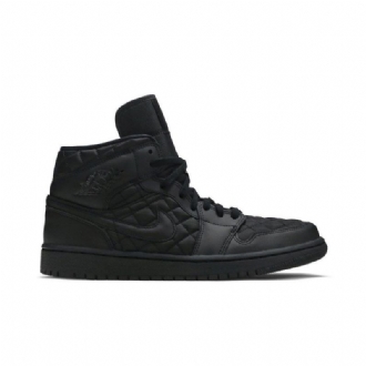 Air Jordan 1 Mid Se Svarte Damesko