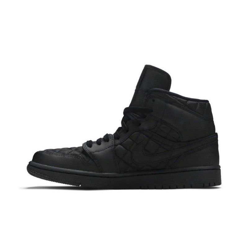 Air Jordan 1 Mid Se Svarte Damesko