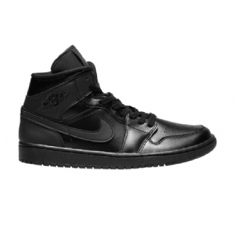 Air Jordan 1 Mid Svart Damesko
