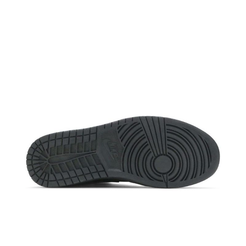 Air Jordan 1 Mid Svart Herresko