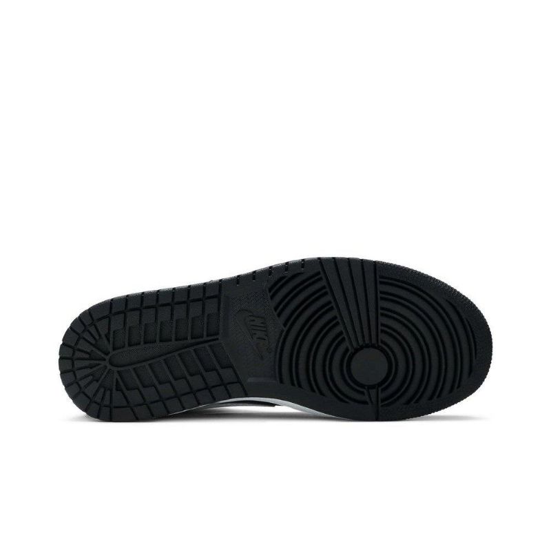 Air Jordan 1 Mid Svart Hvit Damesko