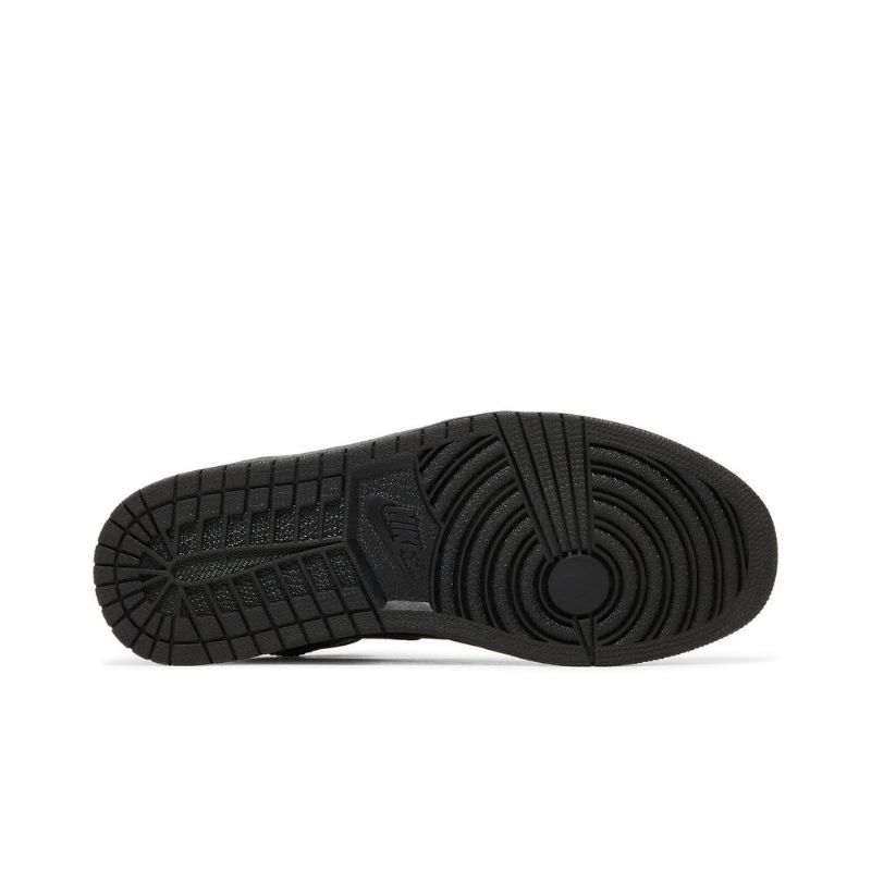 Air Jordan 1 Mid Svart Hvit Herresko