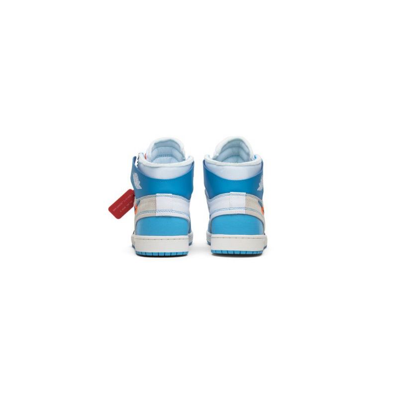 Air Jordan 1 Off-hvit Retro Høy Og Hvit Blå Herresko