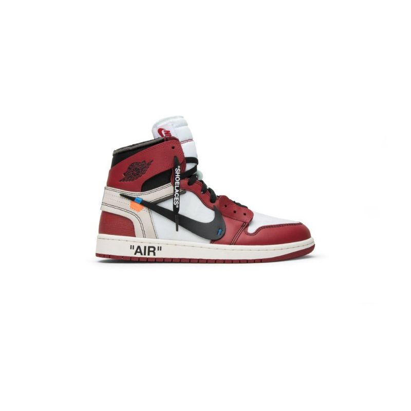 Air Jordan 1 Off-hvit Retro Høy Og Hvit Svart Rød Herresko