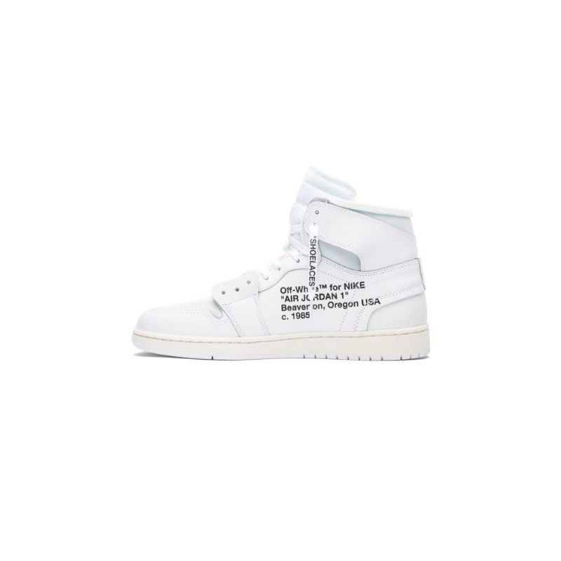 Air Jordan 1 Off-hvit Retro Høye Og Hvite Herresko