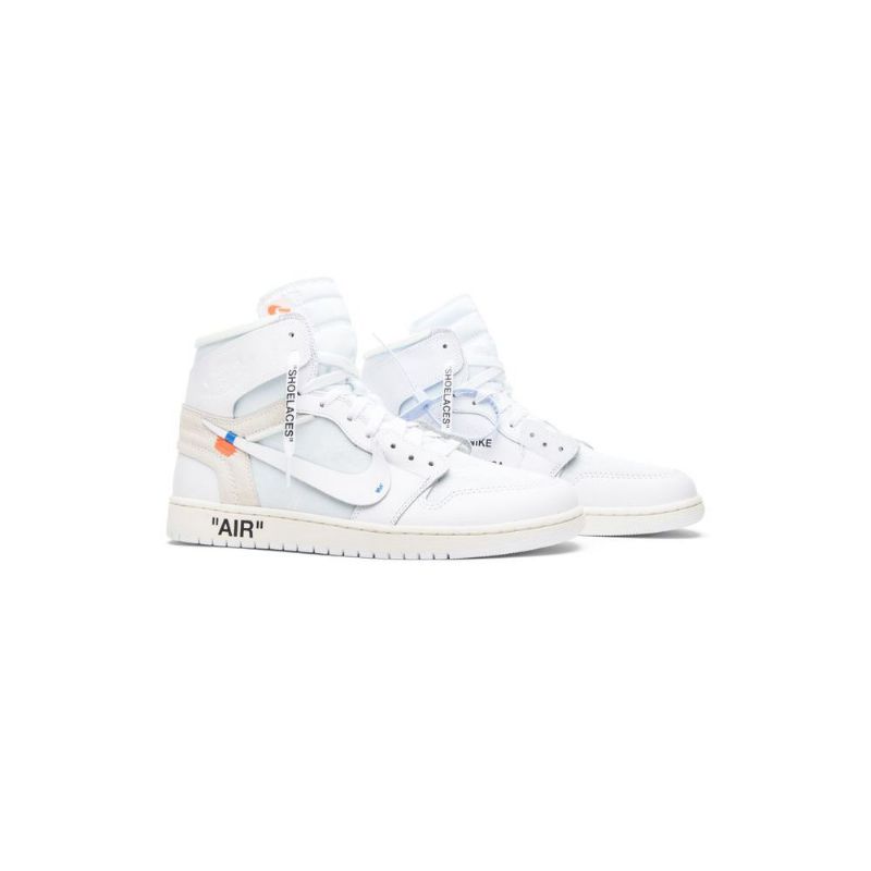 Air Jordan 1 Off-hvit Retro Høye Og Hvite Herresko
