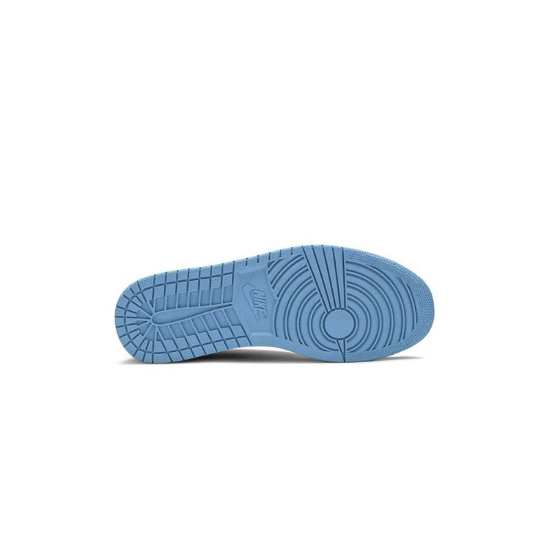 Air Jordan 1 Phat Low Svart Blå Hvit Herresko