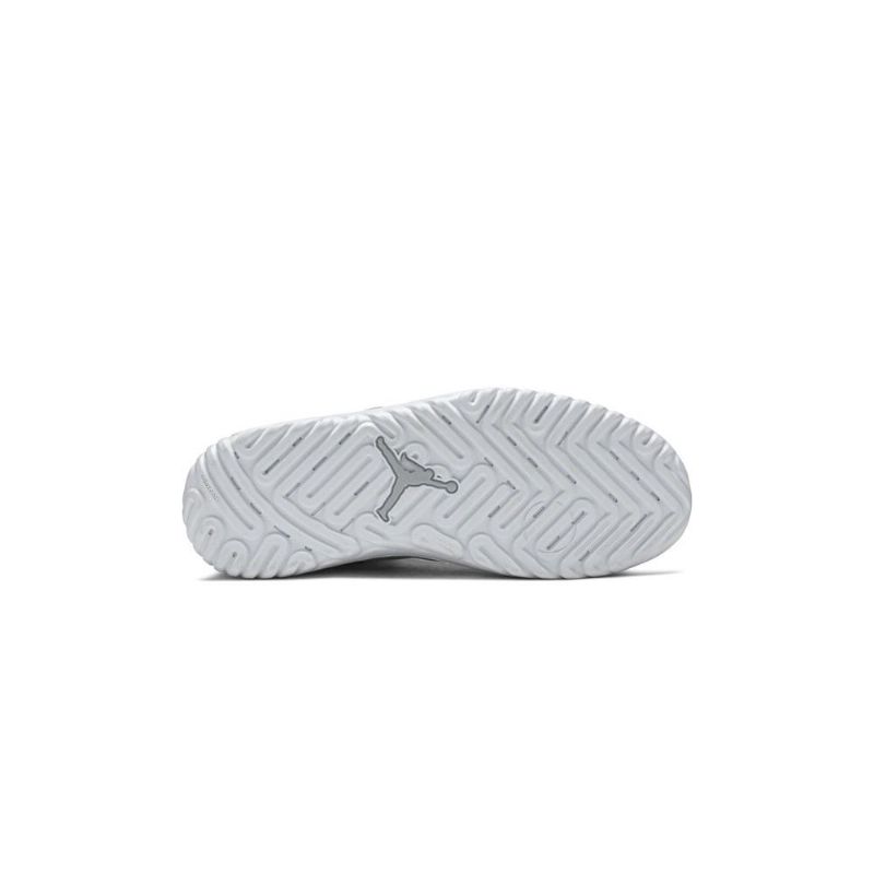 Air Jordan 1 React Høy Hvit Grå Svart Herresko