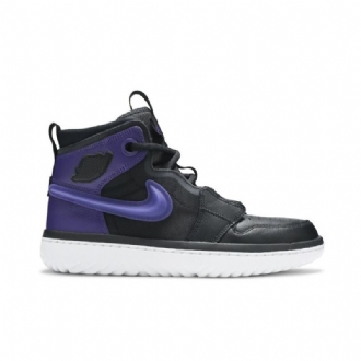 Air Jordan 1 React Lilla Svarte Herresko