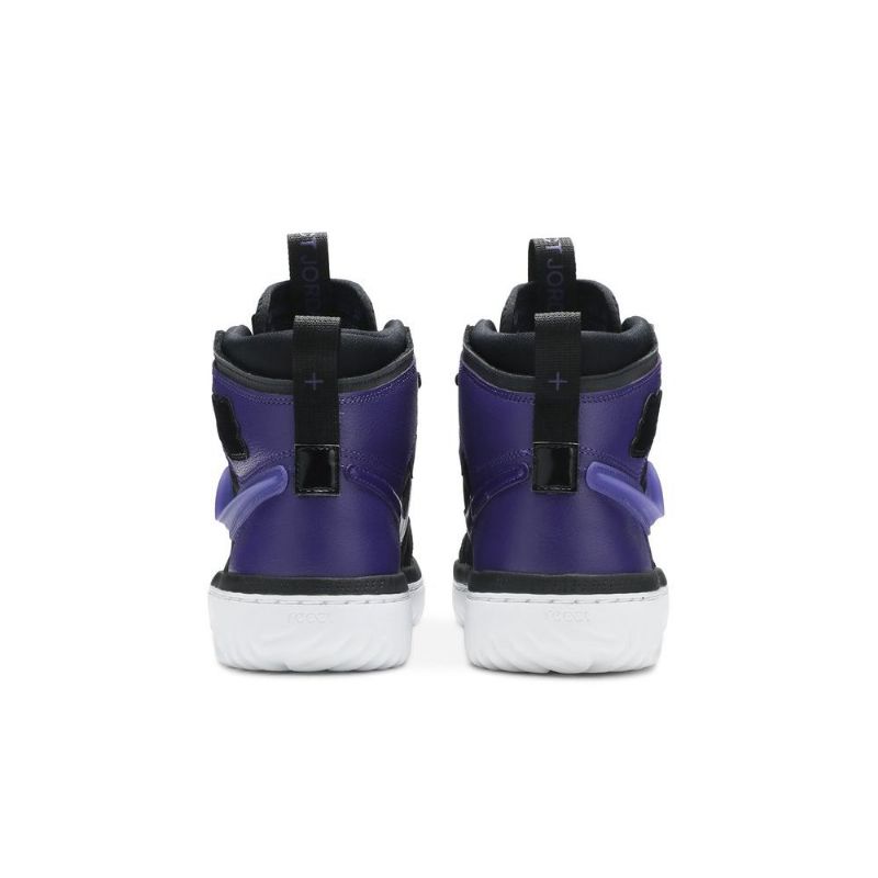 Air Jordan 1 React Lilla Svarte Herresko