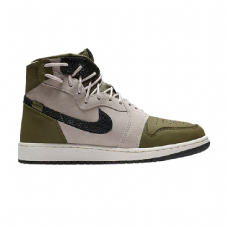 Air Jordan 1 Rebel Xx Olivengrønn Grå Svarte Damesko