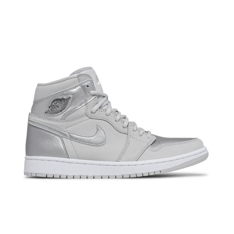 Air Jordan 1 Retro High Og Co.jp Grå Sølv Herresko