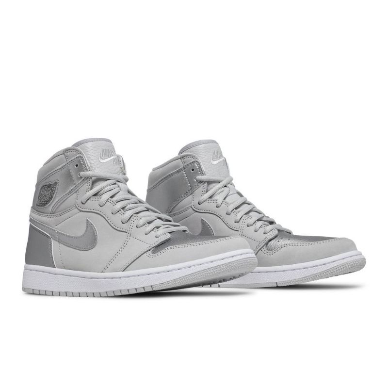 Air Jordan 1 Retro High Og Co.jp Grå Sølv Herresko
