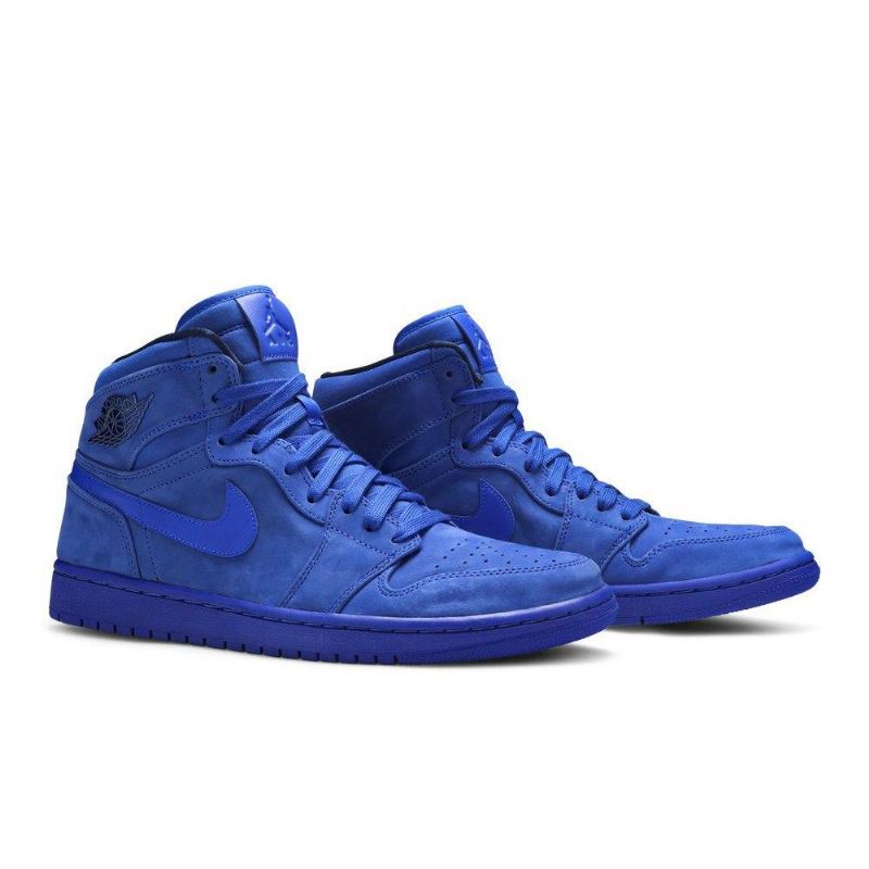 Air Jordan 1 Retro High Premium Blå Damesko